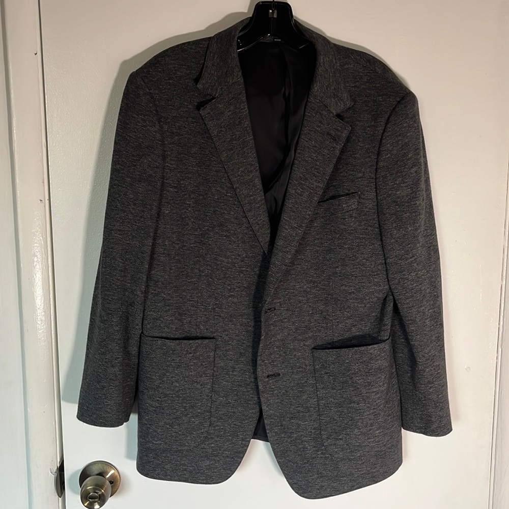 Bonobos Slim Fit Cotton Knit Sport Coat in Grey Fortex 40S Italian Woven Cotton
